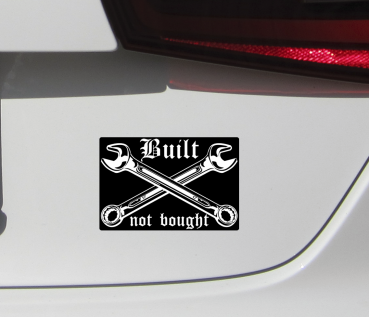 Preview: Aufkleber Built not bought